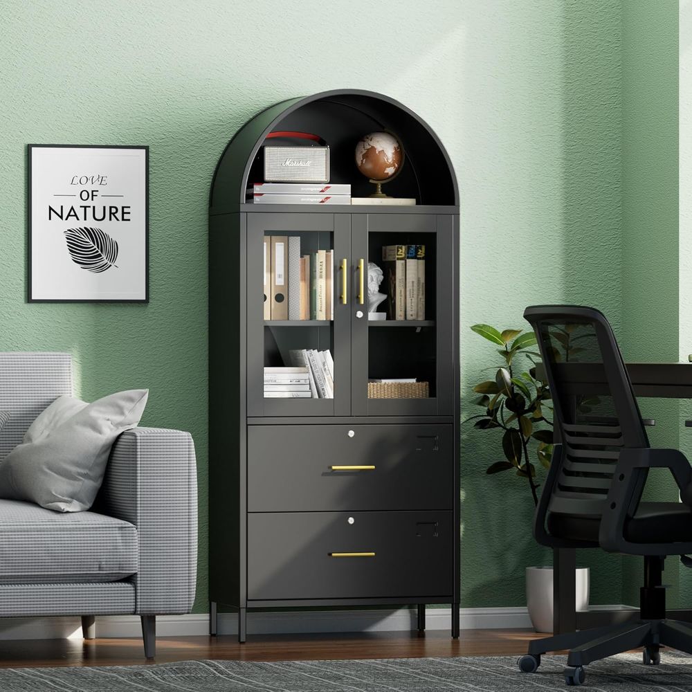 Secure Arched Metal Filing Cab - Home Security Letters incelemesi ve fiyatı