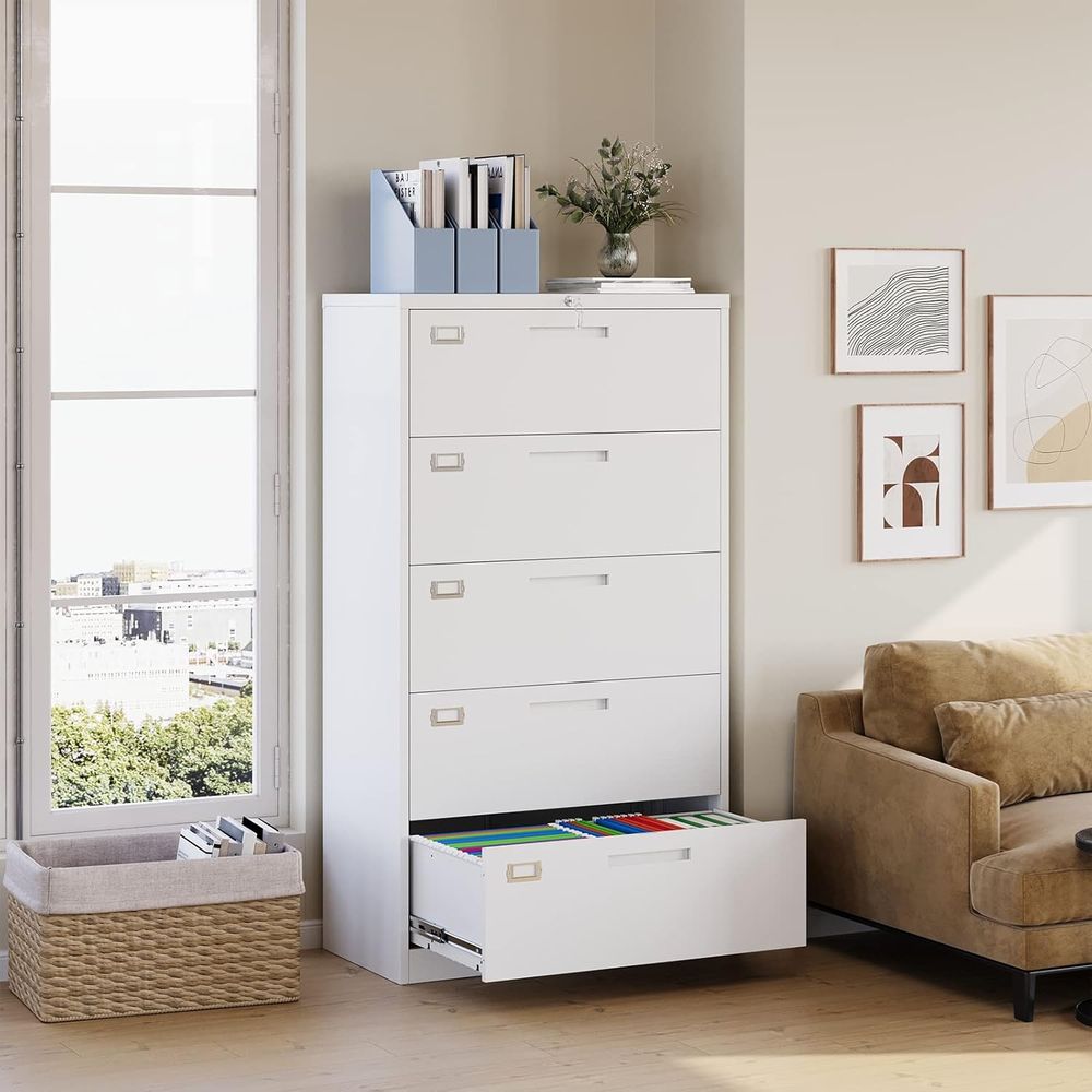 Secure 5 Drawer Metal Filing C - Home Security Letters incelemesi ve fiyatı