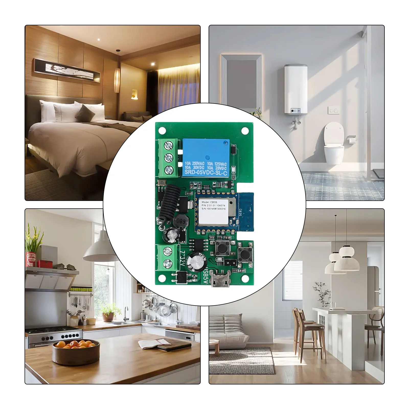 Wireless smart home switch wit - Home Security Lock System incelemesi ve fiyatı