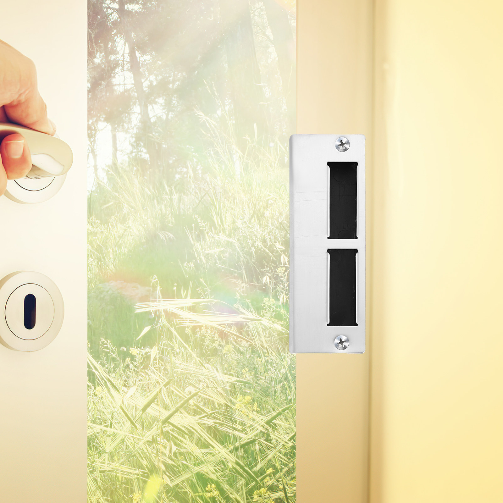 1Set Premium Deadbolt Cover Pl - Door Reinforcer Kit incelemesi ve fiyatı