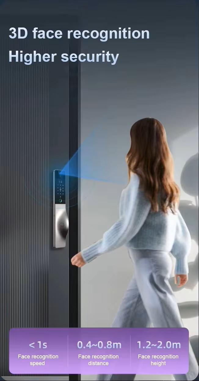 3D Face Unlocking Smart Door L - Home Security Lock System incelemesi ve fiyatı