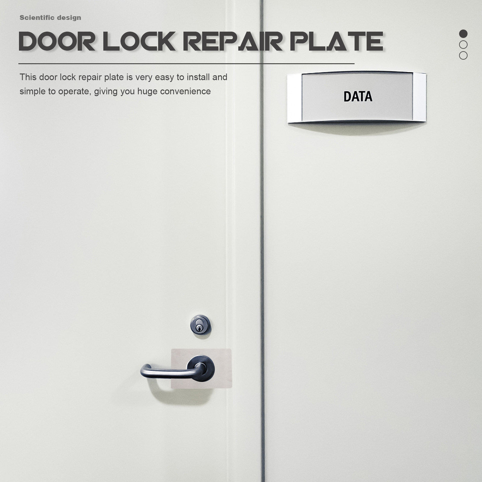 2Pcs Stainless Steel Door Hole - Door Reinforcer Kit incelemesi ve fiyatı