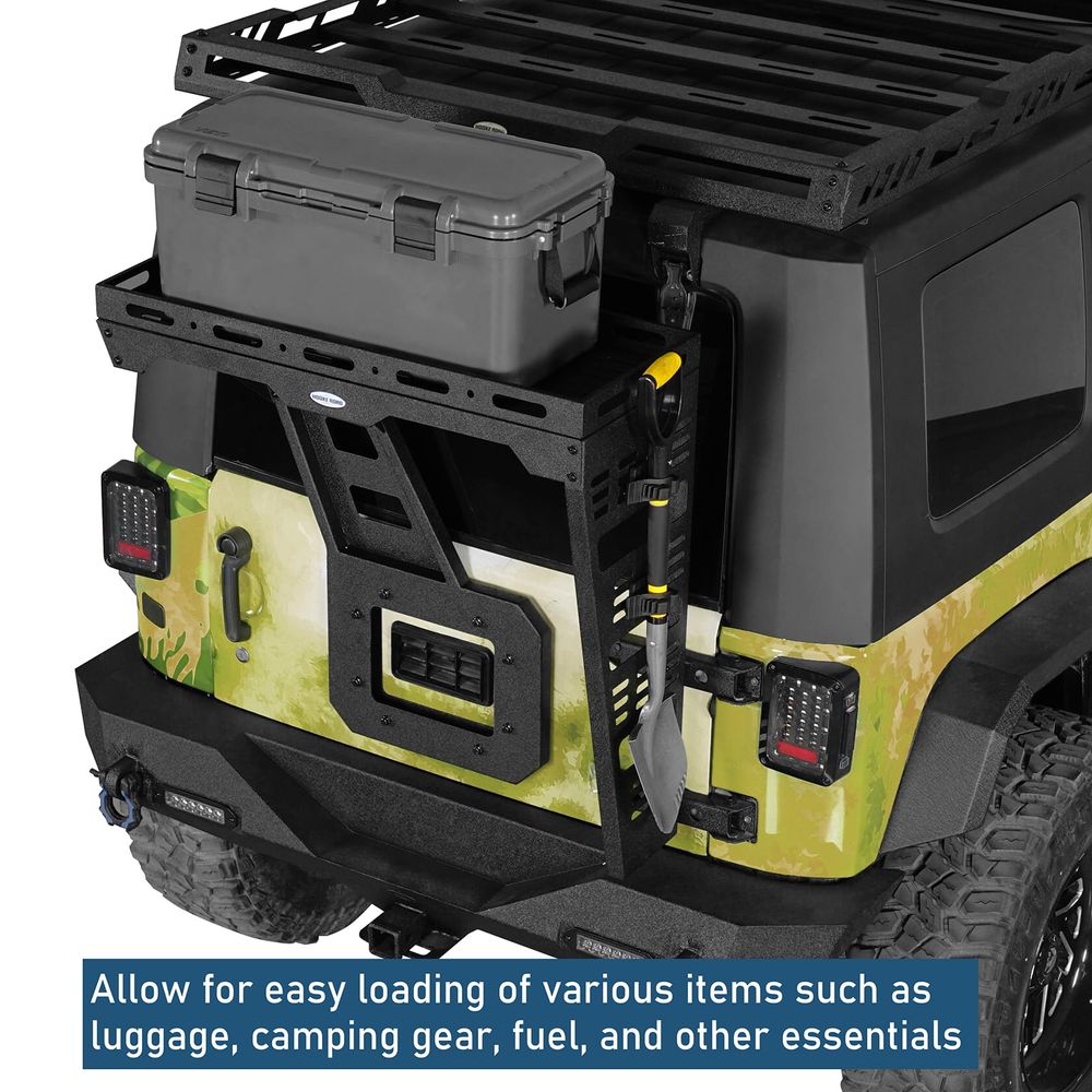 JK Tailgate Cargo Basket Rear  - Door Reinforcer Kit incelemesi ve fiyatı