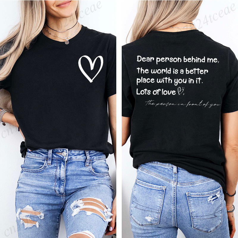 Dear Person Behind Me Printed  - Home Security Companies Near Me incelemesi ve fiyatı