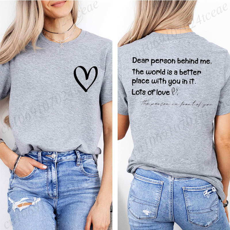 Dear Person Behind Me Printed  - Home Security Companies Near Me incelemesi ve fiyatı