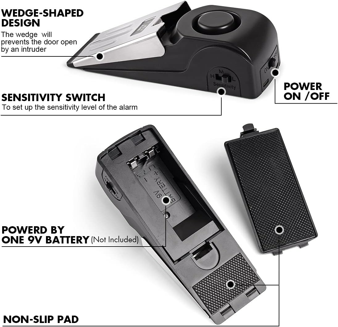 1/2Pcs Portable Travel 120 DB  - Home Security Siren incelemesi ve fiyatı